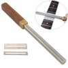 Littlecatch Guitar Fret Crowning File,Fret Edge File,Fret End Rounded Tool,Three