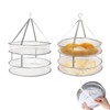 Zhejia Flat Drying Net, 2-Tier, Clothes Drying Net, 2-Piece, Windproof,