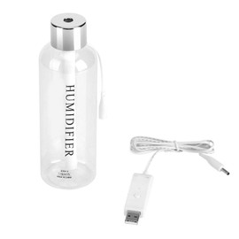 300ml USB Cool Mist Humidifier, Portable Mini Cool Mist Water Bottle Humidifier for Bedroom Desk Car Travel Office Baby Home