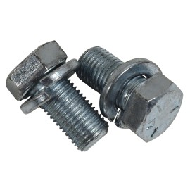 CA Crankshaft Pulley Bolts. W/Lock Washers for 1969-1982 C3 Corvette