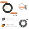 Ebike BZ 10C Pedal Assist Sensor SM/Waterproof Connector 10 Magnets