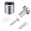Pelopy 8 Pcs Sign Standoff Screws Advertising Screws Stainless Steel