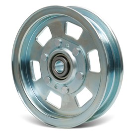 033-8000-00 Flat Idler Pulley, Lawn Mower Idler Pulley Compatible with Bad Boy 48" 50" 54" 60" ZT Series, 48" 54" MZ Series, 54" 61" 72" Outlaw Series Replaces# 033-2000-00, 033-7201-00, 033-7201-25