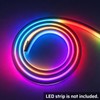Bingotec 16.4Ft Silicone LED Channel System, Flexible LED Strip Diffuser