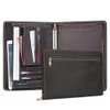 UPRESYE Zippered Padfolio Organizer, Leather Planner Binder, 12.9 Inch Portfolio