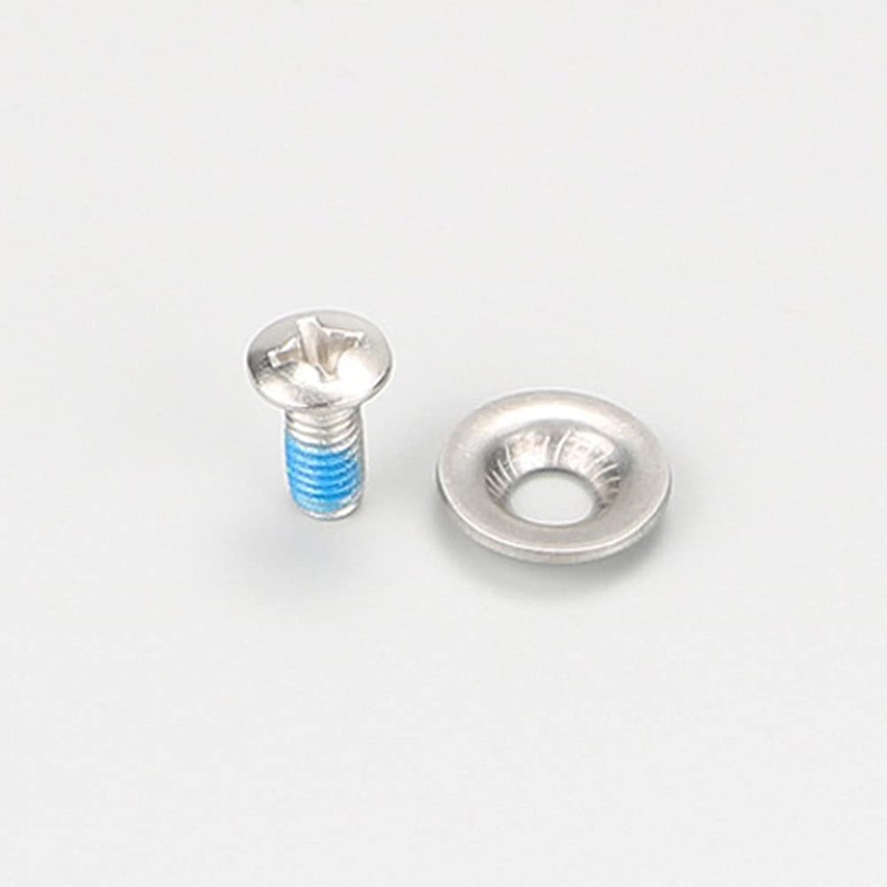 8 Set Snowboard Binding Screws, Stainless Steel Binding Screw Washer
