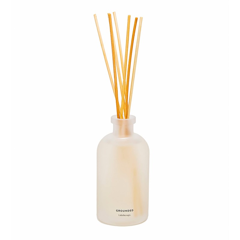 Lifetherapy Grounded Reed Diffuser | Home Fragrance Diffuser | Heliotrope,