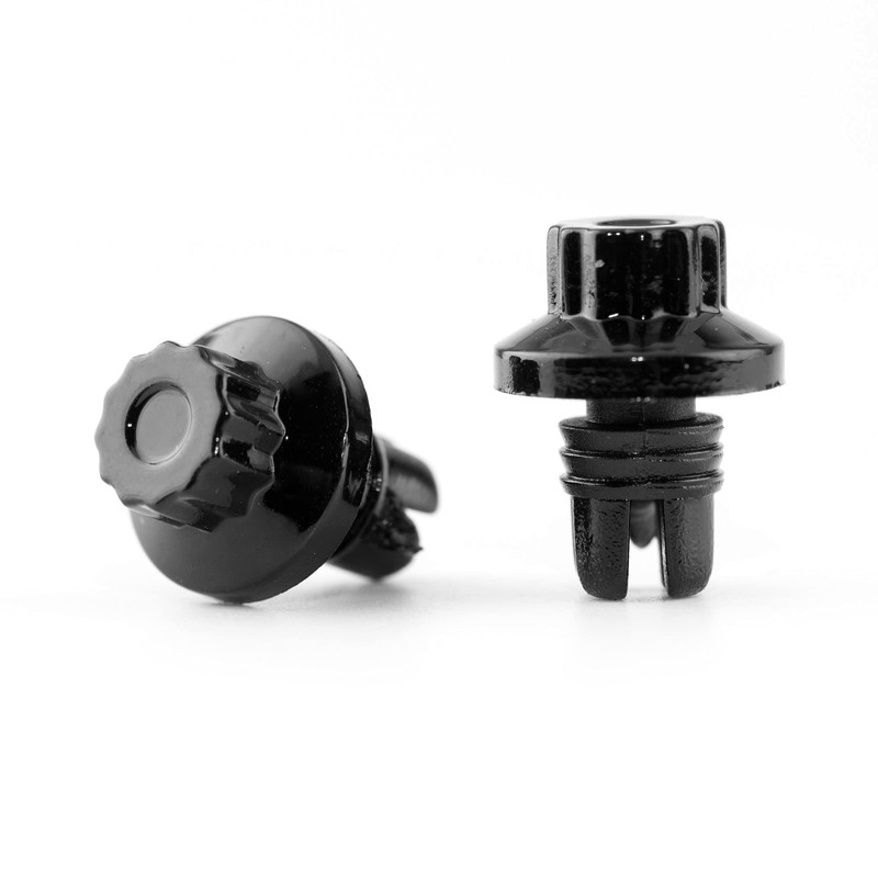 GTOWNWORKS 8 mm Wheel Rim Rivets, 50 Pcs (Black), 8mm/0.31in