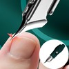Slanted Nail Clippers | Thick Toenail Cutter | Portable Ingrown