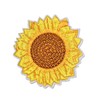 Sunflower Embroidered 2.5in Patch Sew Iron On Applique Summer Flower 3270