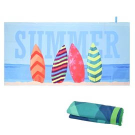 Anseom Large Beach Towels 180x90cm, Microfibre Beach Towel Sand Free Quick Dry Swimming Towel, Super Absorbent Bath Towel Soft Large Towels for Beach Pool Travel (Skateboard)