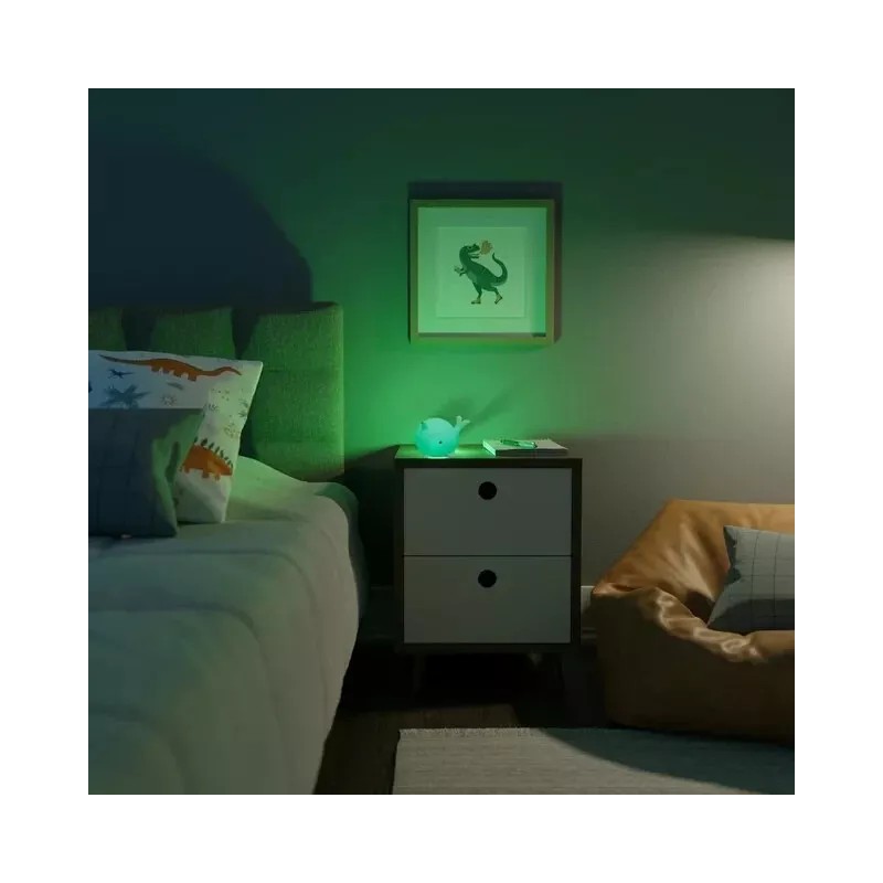 Globe Electric LED Narwhal Rechargeable Silicone Clip-On Kids Night Light