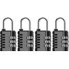 DAYGOS Combination Padlock, Small Padlock for Gym & School Lockers, 3 Digit Resettable Travel Pad Locks for Suitcase, Luggage, Backpack, Weatherproof Lock for Fence, Shed, Gate (4 Pack)