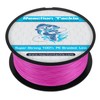 Reaction Tackle Braided Fishing Line Pink 25LB 1500yd