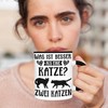Trendation - Katze Spruch Tasse Lustig Geschenk Kaffeetasse Cat Kaffeebecher