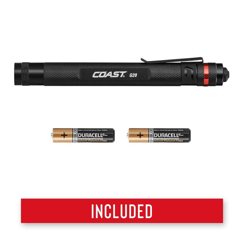 COAST® G20 Inspection Beam LED Penlight with Adjustable Pocket Clip