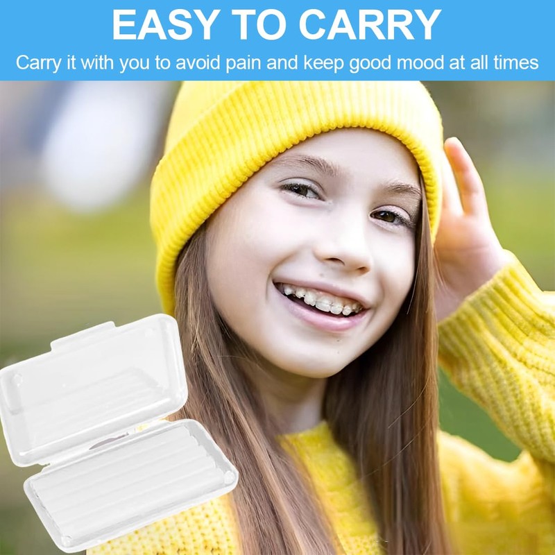 XUKZIMA 2 Boxes Orthodontic Wax for Braces Dental Wax for