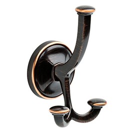 Delta Portman Triple Towel Hook in Venetian Bronze with Copper Reveal