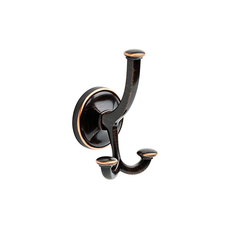 Delta Portman Triple Towel Hook in Venetian Bronze with Copper