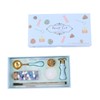 Wax Sealing Stamp Kit Clear Pattern Delicate Wax Detachable Handle