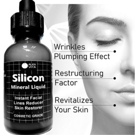 ALKA VITA Anti-wrinkle Silicon Liquid Facial Instant Age Defying Beauty Natural Care
