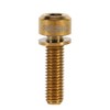 Bike Stem Bolts, Bicycle Stem Replacement Bolt, 6pcs Titanium Alloy