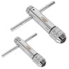 Zimoer 2 Piece T Handle Tap Wrench Ratchet, Hand Tap