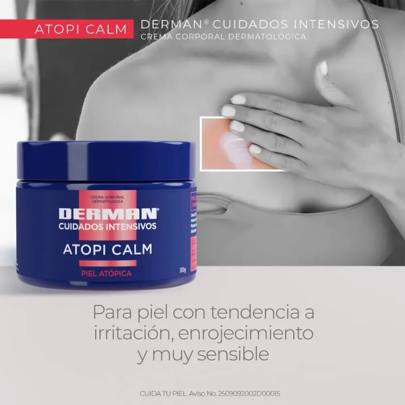 Crema Corporal Cuidados Intensivos Atopi Calm 300g Derman