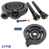 Leyso WR-RB3 Three Rings Burner with 2 Gas Pipes, 2