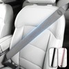 Wigoo 2024 Upgraded Extended Version Suede Car Seat Belt Cover,