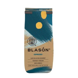 Cafe Blason Espresso Ground Coffee from Mexico - 14.1 oz / 400 gr