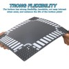 JNZong 9 Pack Road Base Plates for Building, Road Baseplates