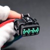 LIZAPUS 8-Way Front Headlamp Headlight Connector Plug Compatible with Nissan