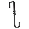 Ginger Ray Black Metal Contemporary Christmas Wreath Door Hanger, NN-149