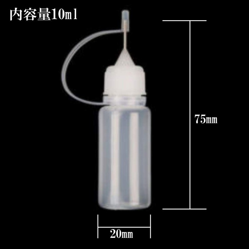 HappyHome Dropper Bottles, 10ml Divided Bottles, Divided Containers with Needles
