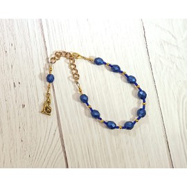 Skadhi Prayer Bead Bracelet: Norse Goddess of Winter, the Wilderness, Mountains, Skiing and Archery