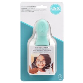 We R Memory Keepers - Perforadora de grabación en relieve WE R CRNR, esquinas de fotos de 1 pulgada (663157)