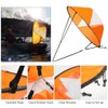 Kayak Wind Sail, 42inch Portable Folding Downwind Wind Sail Kit