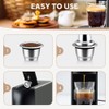 Stainless Steel Refillable Coffee Espresso Capsules, Reusable Coffee Pods Compatible
