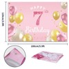 PAKBOOM Happy 7th Birthday Backdrop Banner - 7 Birthday Party