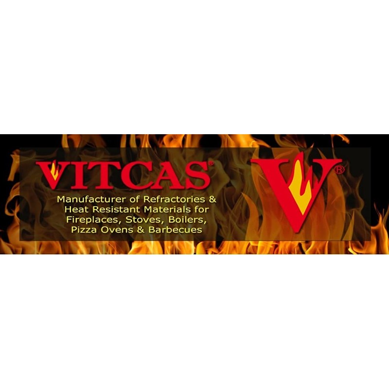 VITCAS 2m Black Stove Fire Rope - Promotes Efficiency –