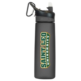 St. Leo University Tritan Plastic Frosted Sport Bottle, Design-3 - Black