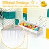 SICSHTOP Bath Toy Net - 60cm Mesh Baby Bath Toy