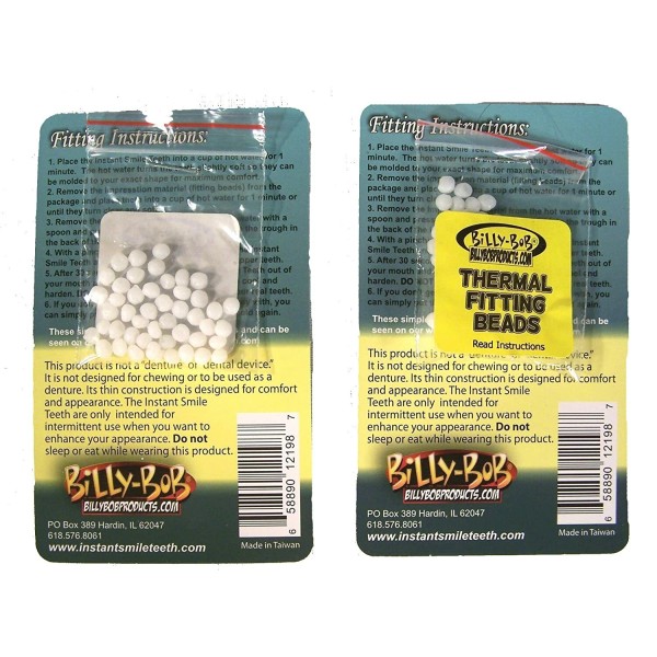 Instant Smile Billy Bob Replacement Thermal Adhesive Fitting Beads for