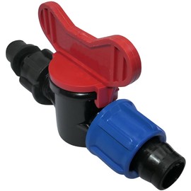 AERZETIX - C48607 - Set of 3 Connections Diverter with Tap for Drip Garden Hose Diameter 16 mm