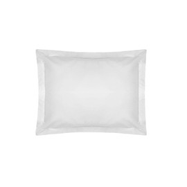 Belledorm 400 Thread Count Single Ply Egyptian Cotton 3ft King Size Oxford Style Pillow Case in White
