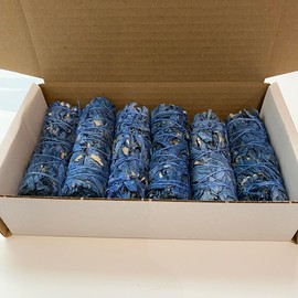VIE Wholesale Smudge Sticks, White Sage and Nag Champa 4", Pack of 6
