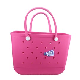 JinJing - Accesorios para bolsas de playa de PVC con inserciones de goma para bolsa Bogg, color azul