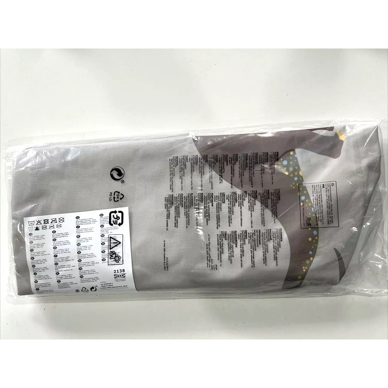 IKEA JATTELIK Toy STORAGE BAG Kid's Room Dinosaur Pattern 17X16