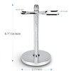 CHARMMAN Razor & Shaving Brush Stand, Wide Buckle, More Stable